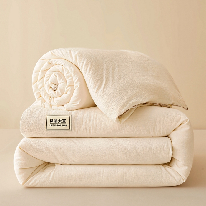 91家纺网 家纺一手货源 找家纺 （总）鸣创 2025新款木棉良品大豆被子母被冬被被子被芯
