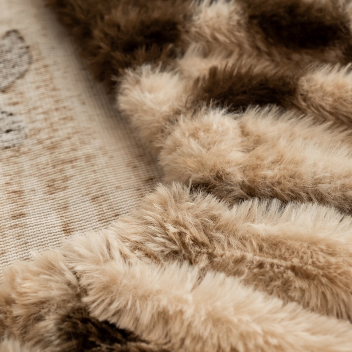 91家纺网 家纺一手货源 找家纺 九花鹿 2025新款A类加厚兔毛绒单床笠床褥子床护垫 漫漫(奶咖）