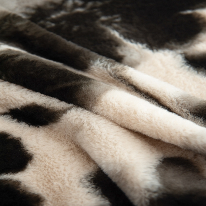 91家纺网 家纺一手货源 找家纺 九花鹿 2025新款A类加厚兔毛绒单床笠床褥子床护垫 水墨花