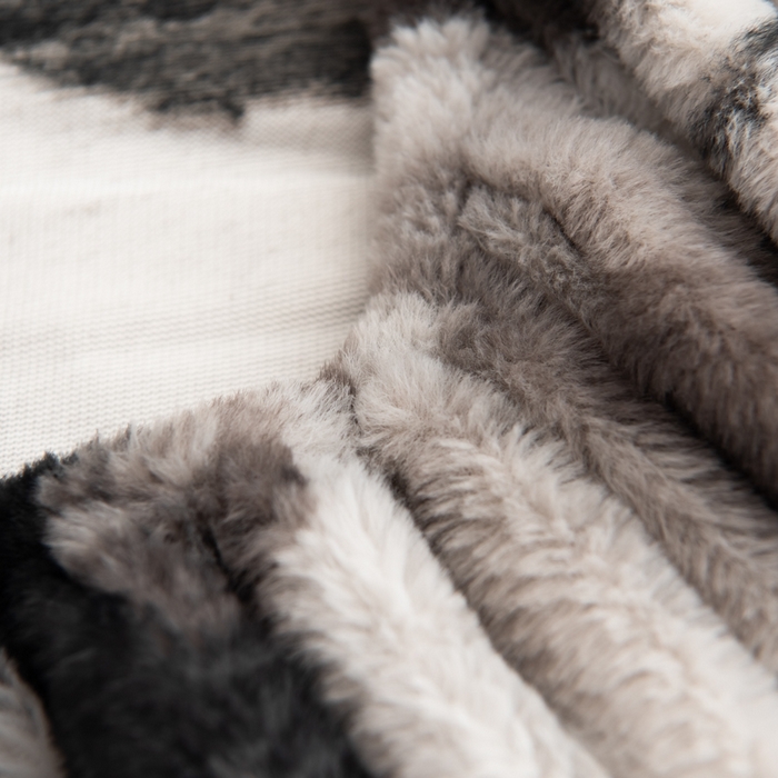 91家纺网 家纺一手货源 找家纺 九花鹿 2025新款A类加厚兔毛绒单床笠床褥子床护垫 叶语