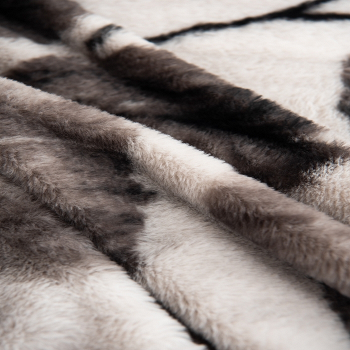 91家纺网 家纺一手货源 找家纺 九花鹿 2025新款A类加厚兔毛绒单床笠床褥子床护垫 叶语