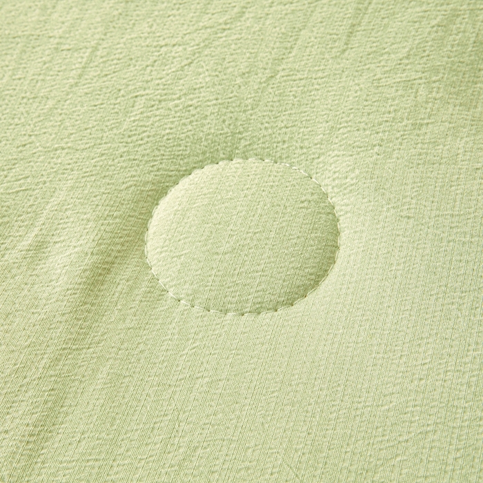 91家纺网 家纺一手货源 找家纺 鸣创 2025新款木棉良品大豆被子母被冬被被子被芯 绿色