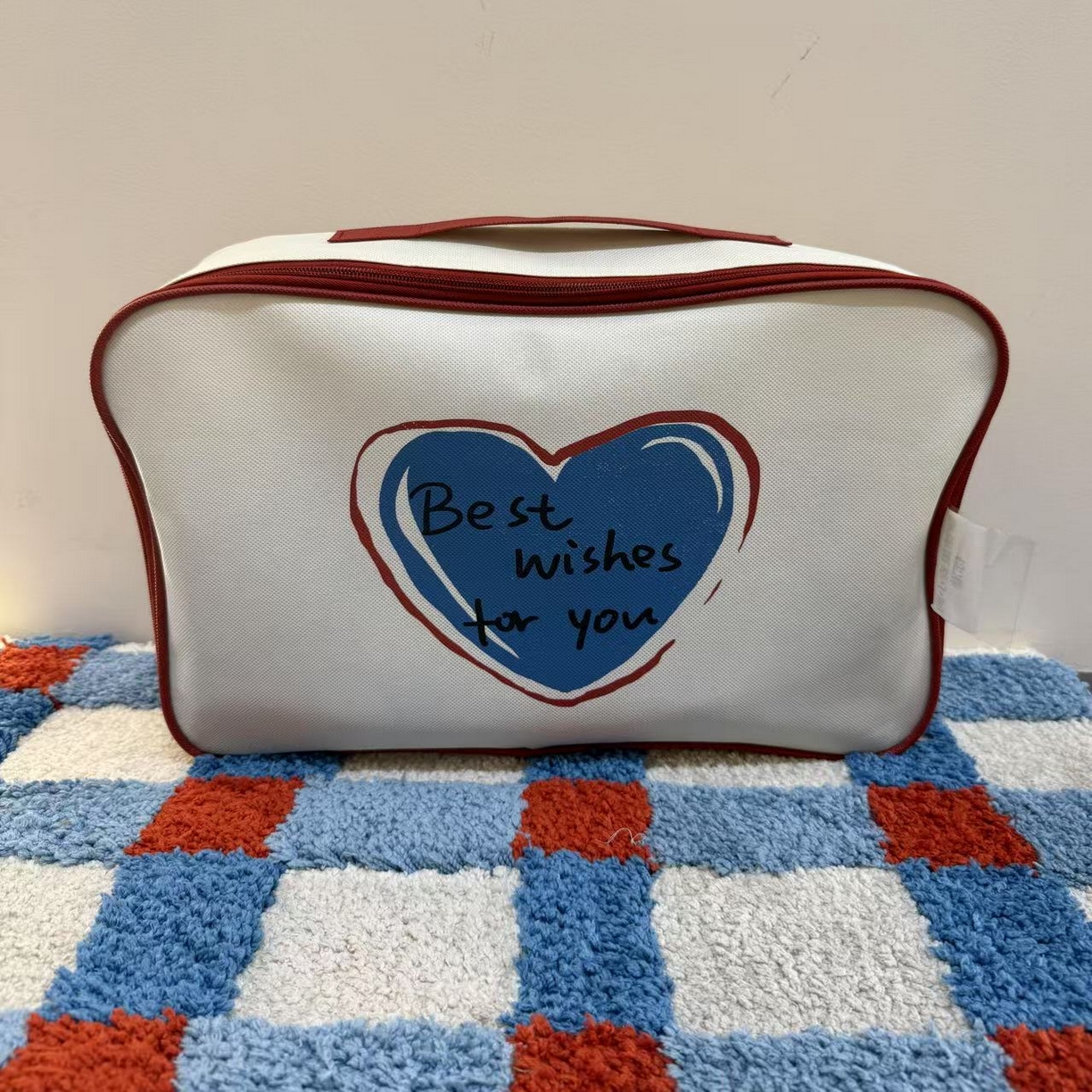 91家纺网 家纺一手货源 找家纺 RYB红黄兰 2025新款全棉纯棉加厚磨毛大版数码印花嵌绳四件套 包装图展示