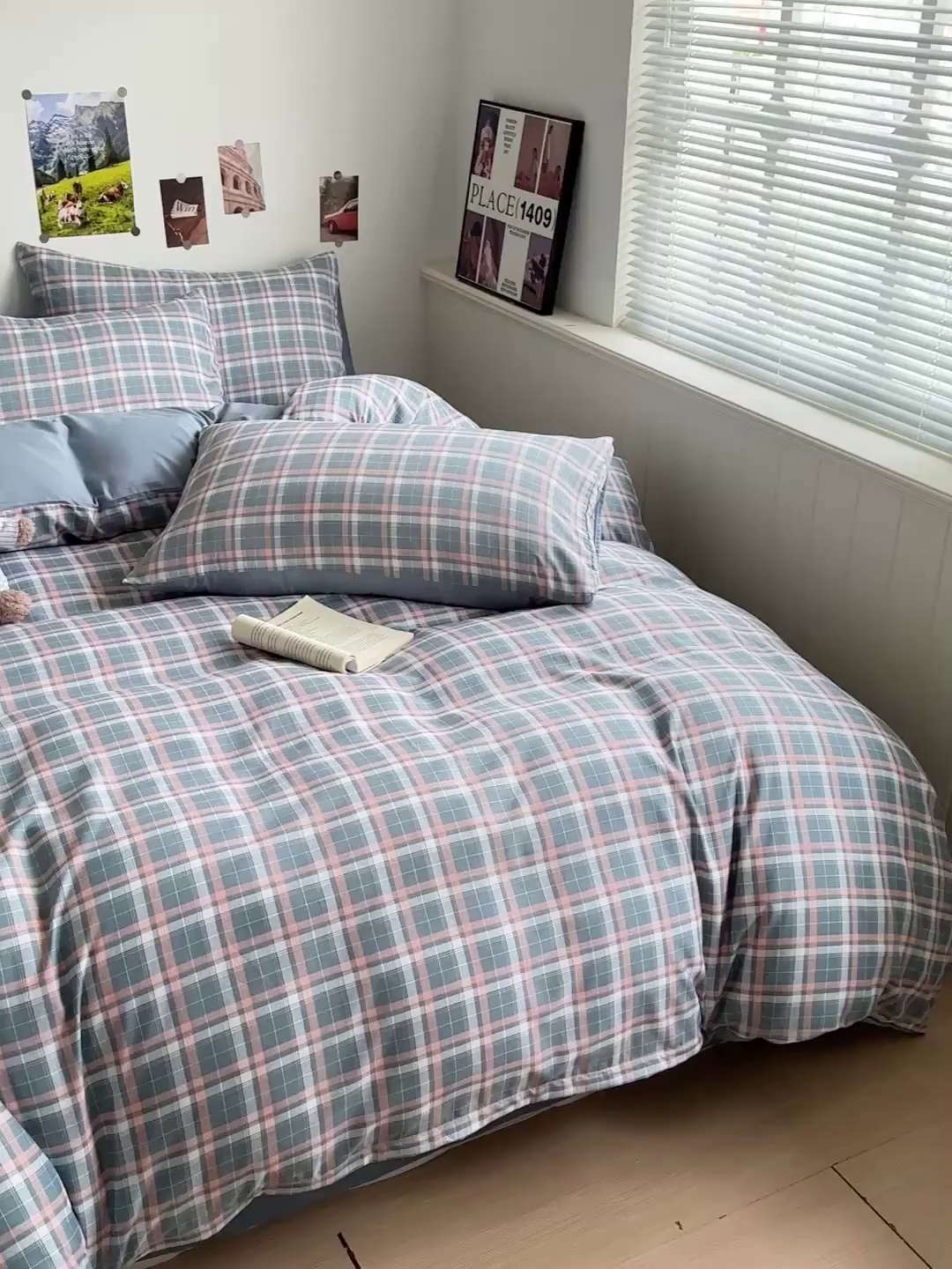 91家纺网 家纺一手货源 找家纺 新印象 2025新款ins博主风亲肤棉四件套-无印风 安卡拉