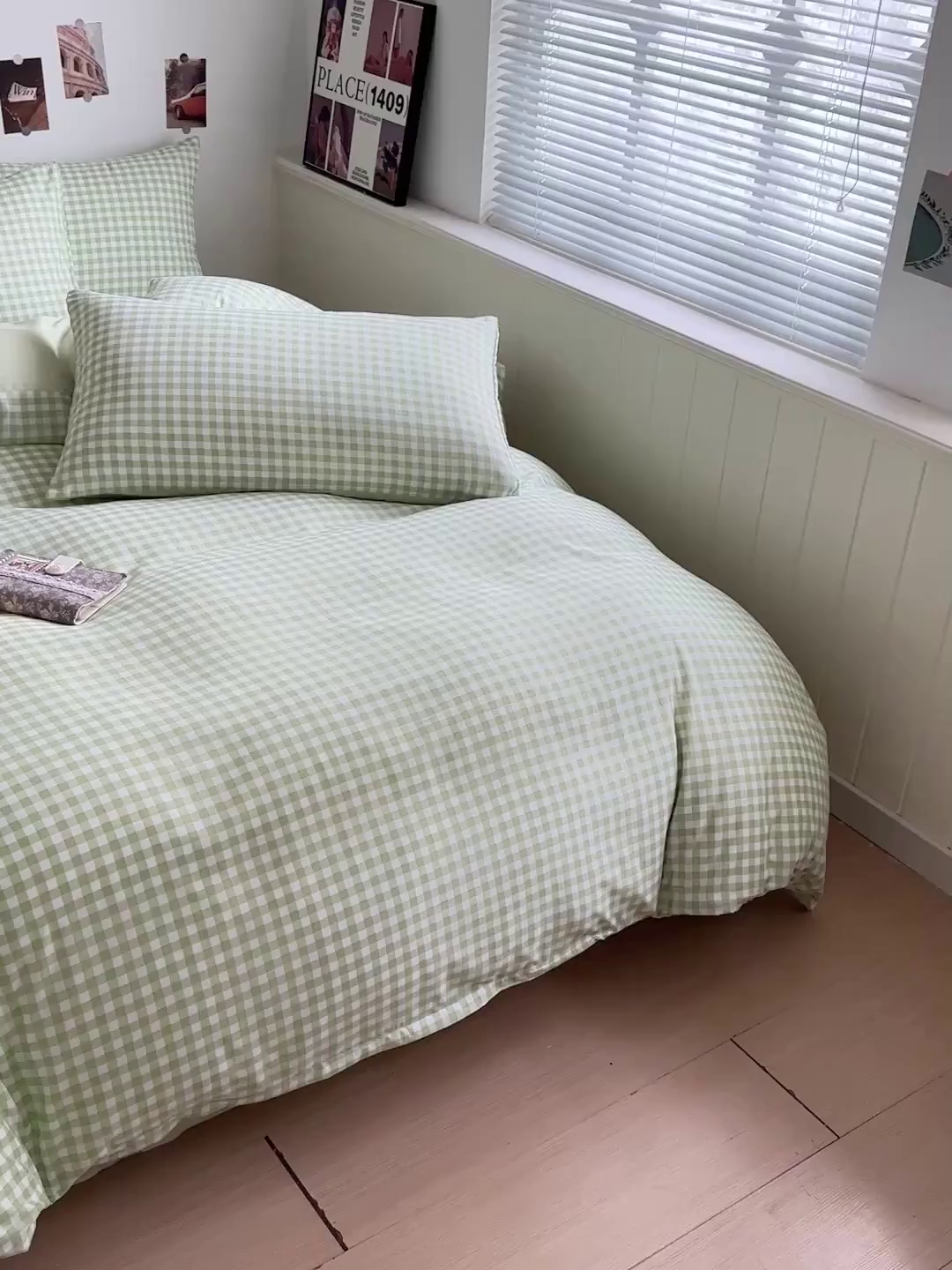 91家纺网 家纺一手货源 找家纺 新印象 2025新款ins博主风亲肤棉四件套-无印风 迈阿密