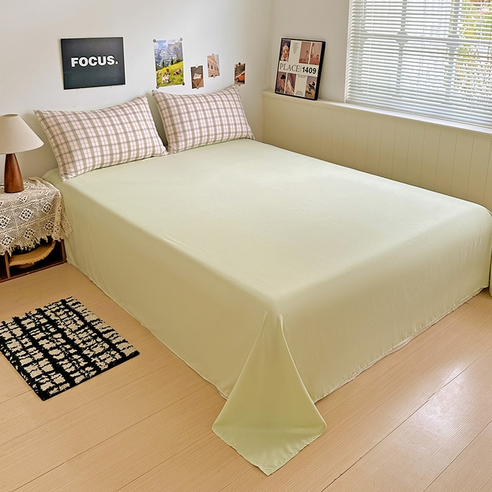 91家纺网 家纺一手货源 找家纺 新印象 2025新款ins博主风亲肤棉四件套-无印风 西雅图