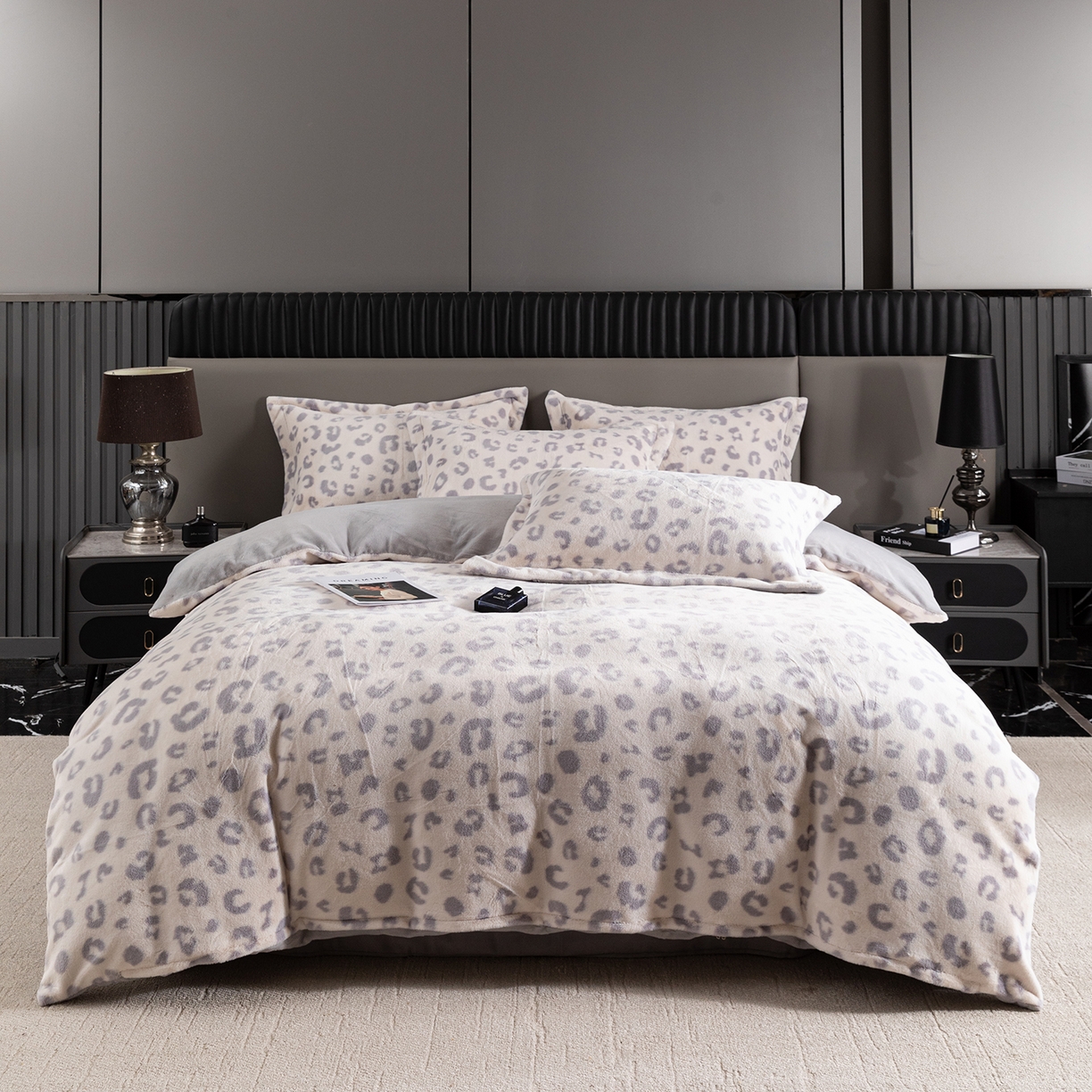 91家纺网 家纺一手货源 找家纺 （总）锦罗绣 2025新款全消光兔绒300克牛奶绒四件套