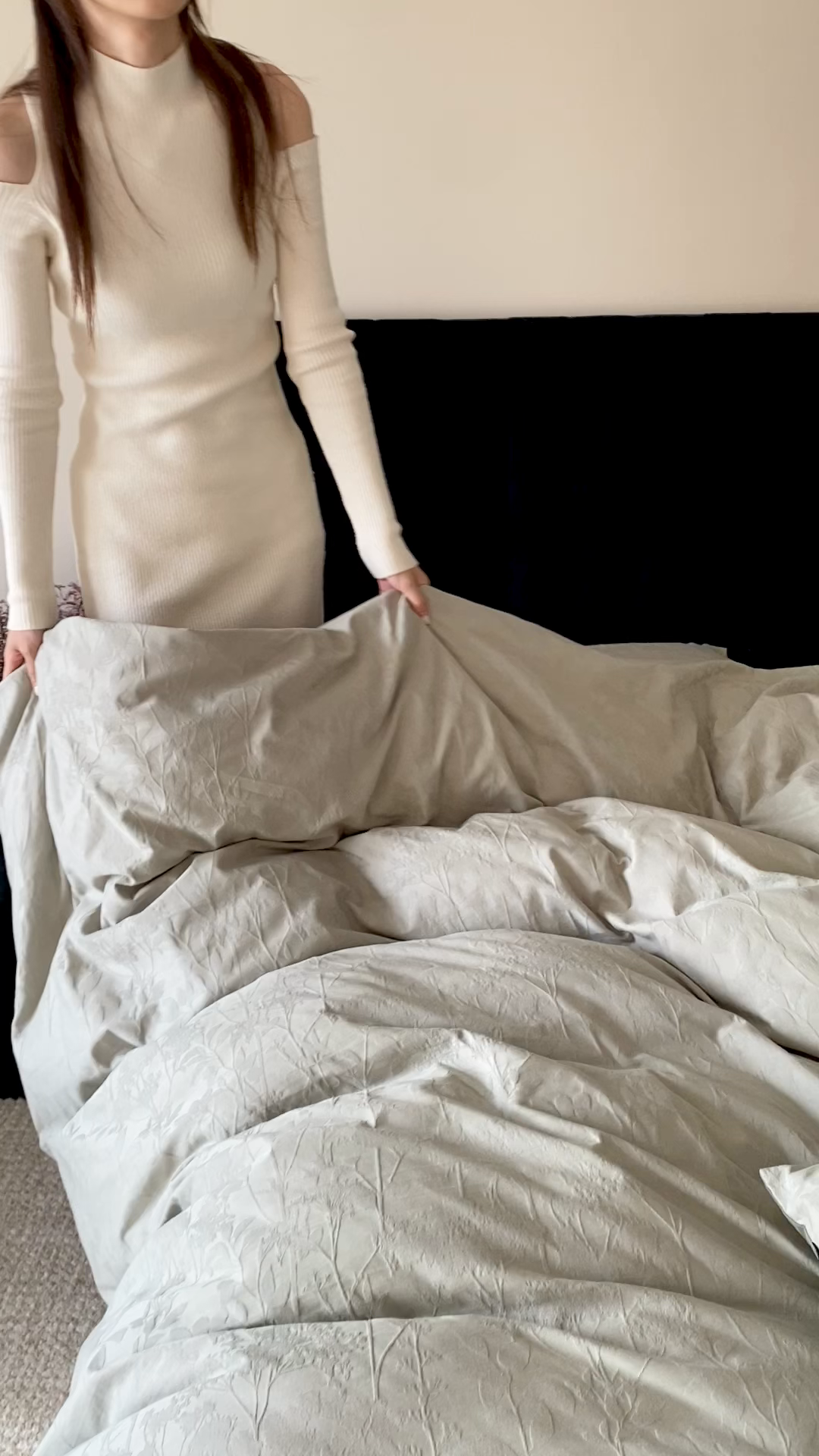 91家纺网 家纺一手货源 找家纺 玉宇阁家居 2025秋冬新品60s色织全棉纯棉磨毛大提花四件套-简约款 山与叁山