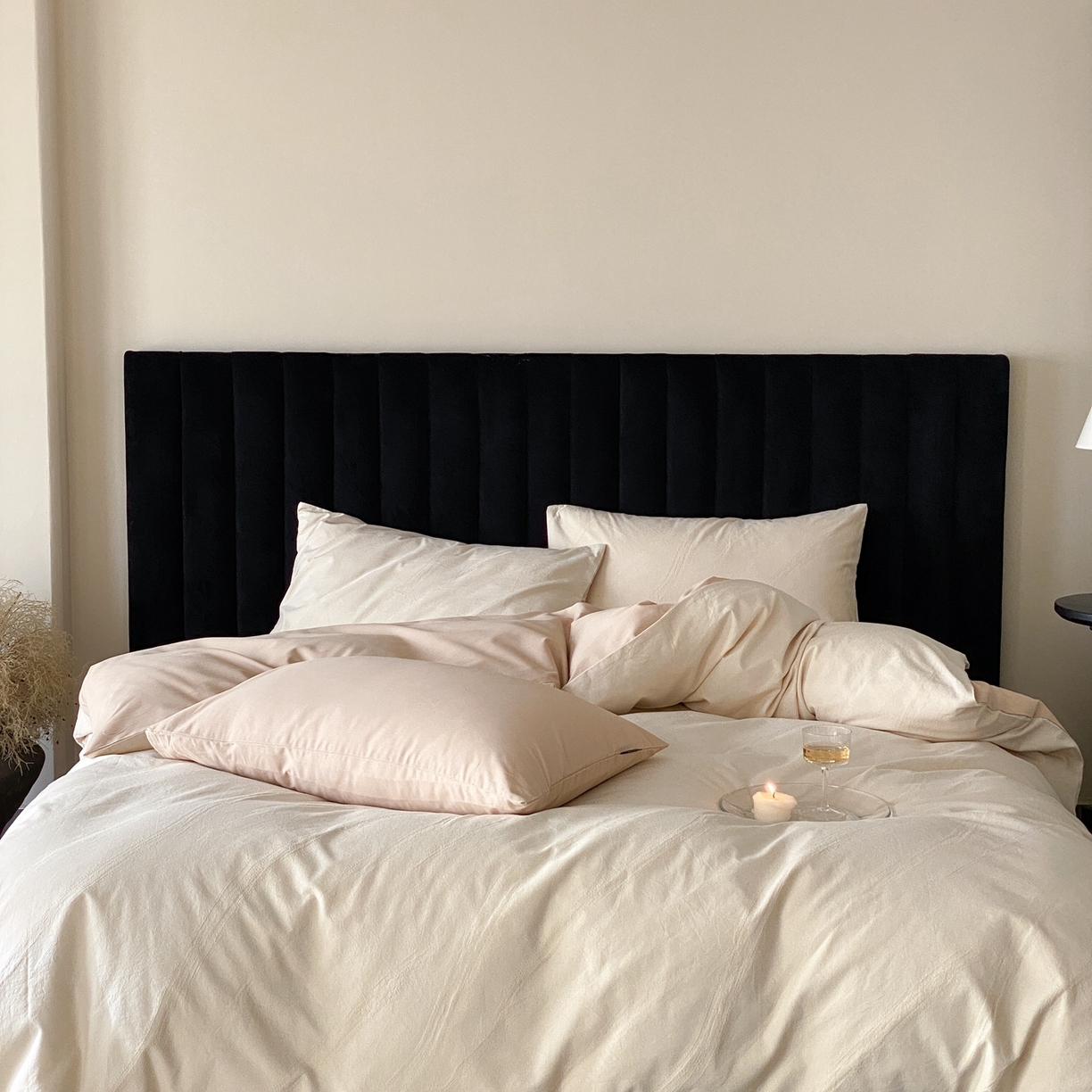 91家纺网 家纺一手货源 找家纺 玉宇阁家居 2025秋冬新品60s色织全棉纯棉磨毛大提花四件套-简约款 松间云华-云华