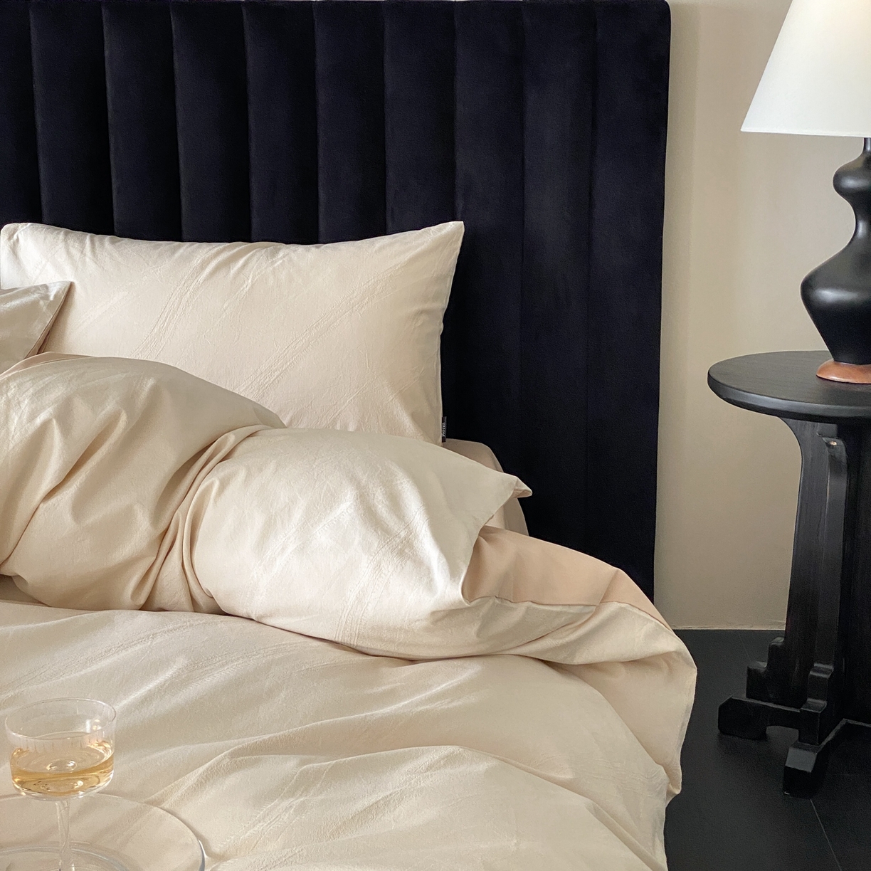 91家纺网 家纺一手货源 找家纺 玉宇阁家居 2025秋冬新品60s色织全棉纯棉磨毛大提花四件套-简约款 松间云华-云华