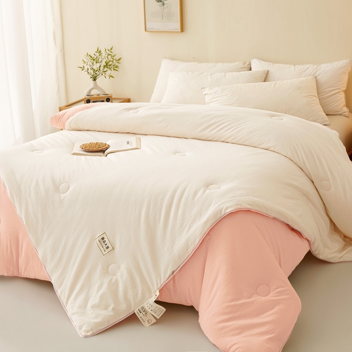 91家纺网 家纺一手货源 找家纺 （总）鸣创 2025新款木棉良品大豆被子母被冬被被子被芯