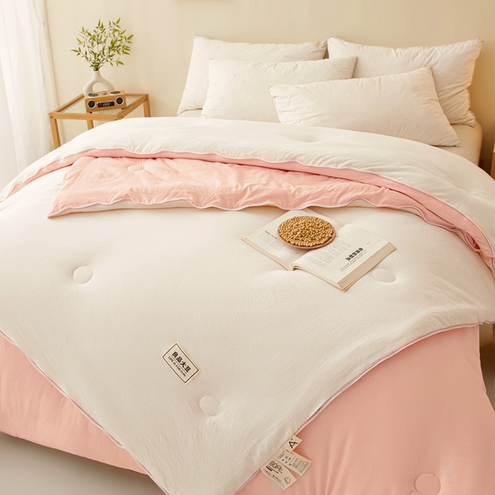 91家纺网 家纺一手货源 找家纺 （总）鸣创 2025新款木棉良品大豆被子母被冬被被子被芯