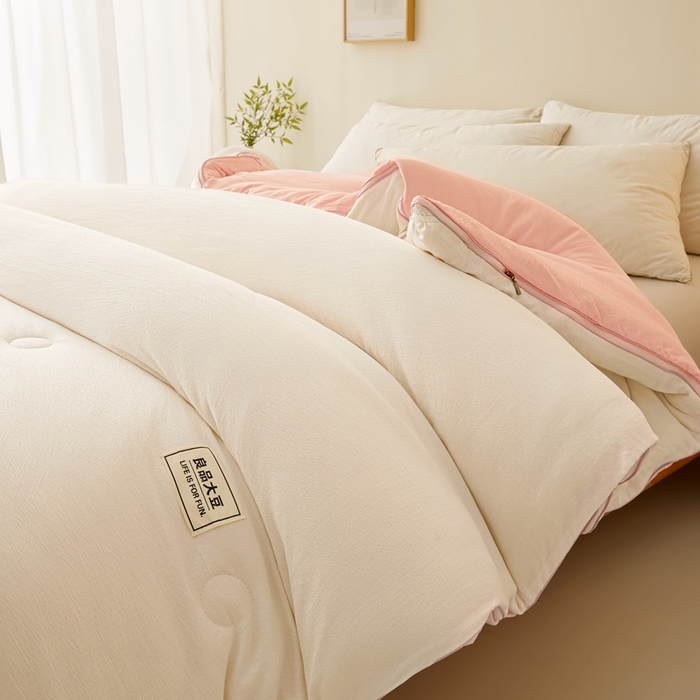 91家纺网 家纺一手货源 找家纺 （总）鸣创 2025新款木棉良品大豆被子母被冬被被子被芯