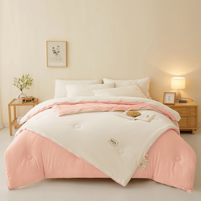 91家纺网 家纺一手货源 找家纺 （总）鸣创 2025新款木棉良品大豆被子母被冬被被子被芯