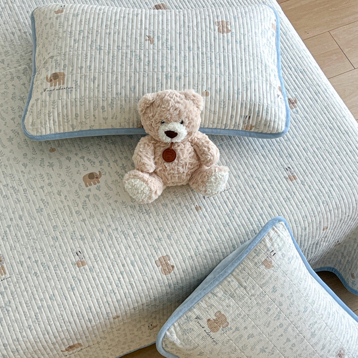 91家纺网 家纺一手货源 找家纺 茉夕家纺 2025新款跑量款暖绒纯棉印花水洗床盖 床盖单件 冬眠