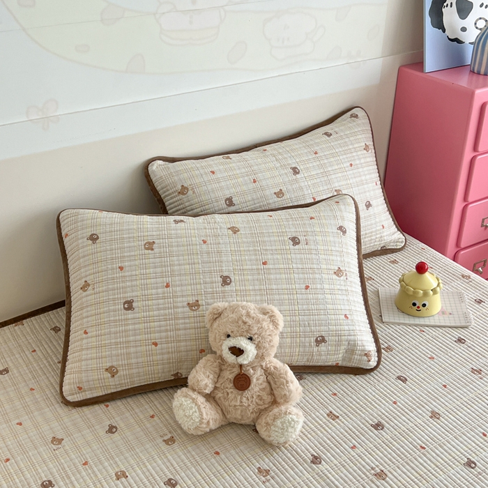 91家纺网 家纺一手货源 找家纺 茉夕家纺 2025新款跑量款暖绒纯棉印花水洗床盖 床盖单件 布蕾可可