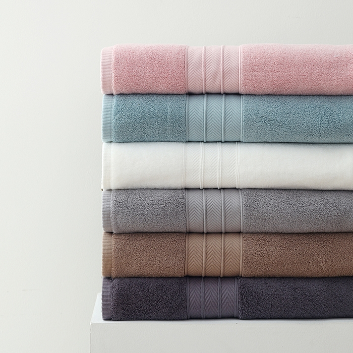 91家纺网 家纺一手货源 找家纺 朴尔家纺-毛巾被 2025新款32股全棉纯棉精织缎档维斯克加厚加大浴巾 组合图仅供展示不可下单 90x180cm浴巾