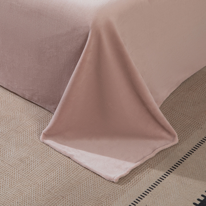 91家纺网 家纺一手货源 找家纺 库里梦家纺 2025网红直播热款10公分包边兔毛牛奶绒印花四件套-包边款 诛仙草-粉-包边款