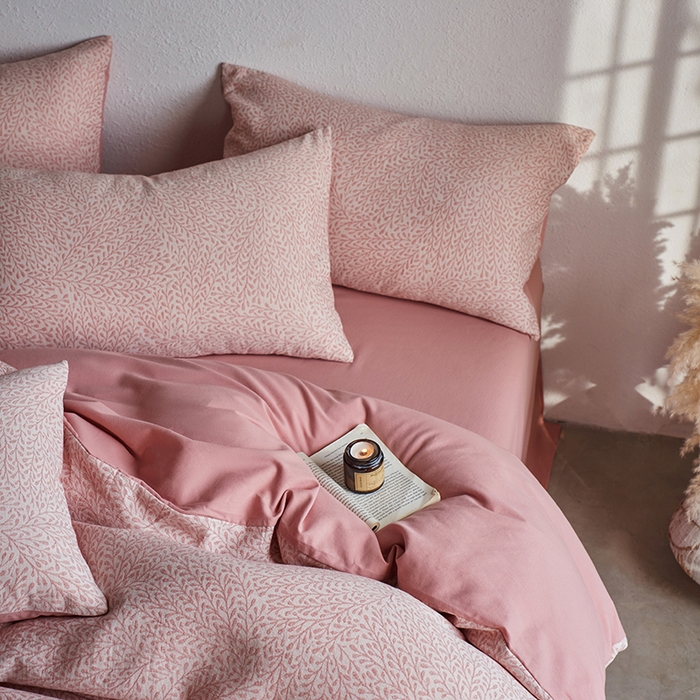 91家纺网 家纺一手货源 找家纺 （总）千朵森 2025新款全棉纯棉色织提花磨毛四件套-秋思