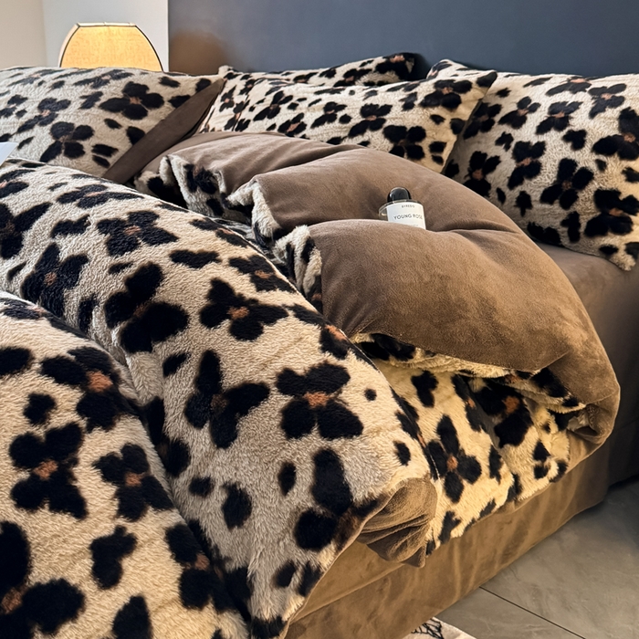 91家纺网 家纺一手货源 找家纺 （总）赛丽雅 2025新款高克重兔毛绒兔兔绒牛奶绒四件套