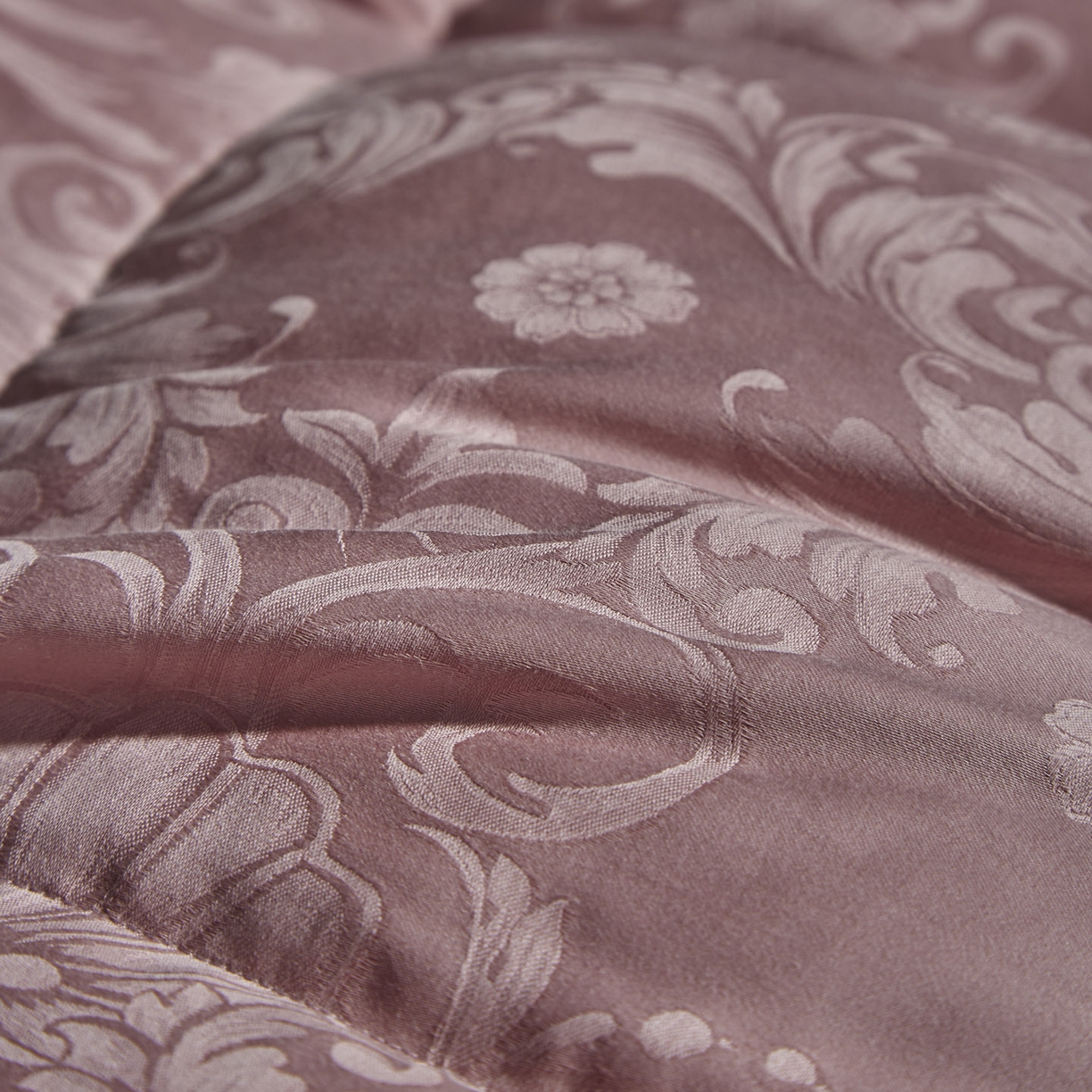 91家纺网 家纺一手货源 找家纺 暖羽屋羽绒馆 2025新款带质检报告 95白鹅绒60s提花纯棉羽绒被子 双层加厚冬被 F雅馨 豆沙