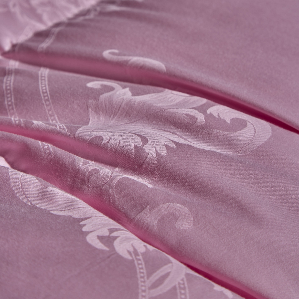 91家纺网 家纺一手货源 找家纺 暖羽屋羽绒馆 2025新款带质检报告 95白鹅绒60s提花纯棉羽绒被子 双层加厚冬被 F雅馨 粉色