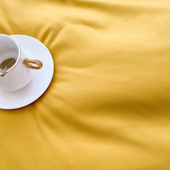 91家纺网 家纺一手货源 找家纺 赫然家纺 2026新款纯色磨毛系列床笠款四件套 姜黄+深灰