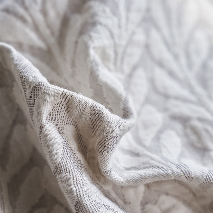 91家纺网 家纺一手货源 找家纺 千朵森 2025新款全棉纯棉色织提花磨毛四件套-秋思 秋思—织眠灰