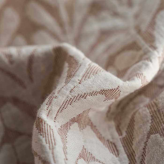 91家纺网 家纺一手货源 找家纺 千朵森 2025新款全棉纯棉色织提花磨毛四件套-秋思 秋思—织眠棕