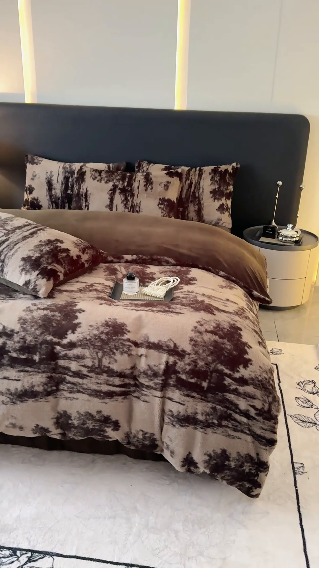 91家纺网 家纺一手货源 找家纺 赛丽雅 2025新款高克重兔毛绒兔兔绒牛奶绒四件套 法式