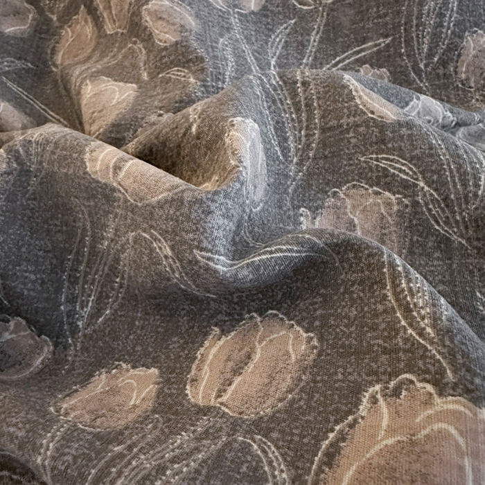 91家纺网 家纺一手货源 找家纺 芯贝儿 2025秋冬新款加厚全m花边m麻复古风亚麻皱皱双层纱水洗m四件套 浮生序梦