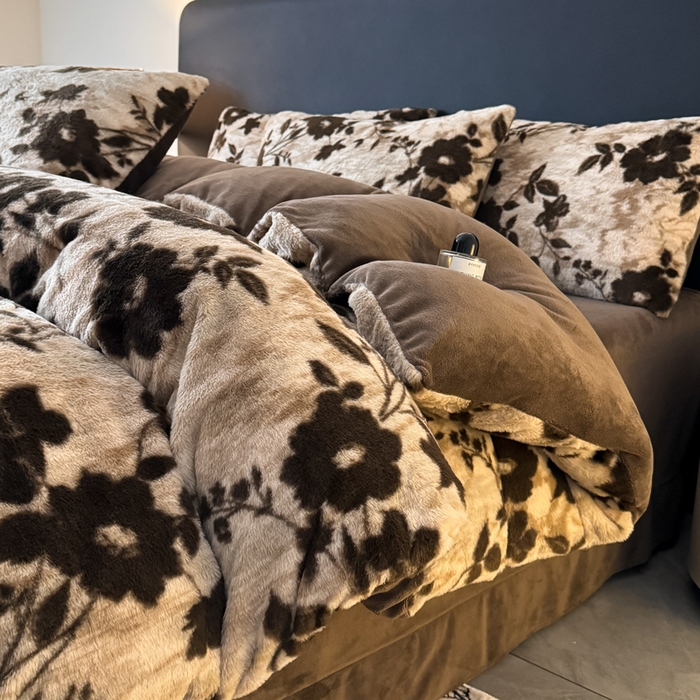 赛丽雅 2025新款高克重兔毛绒兔兔绒牛奶绒四件套 简爱