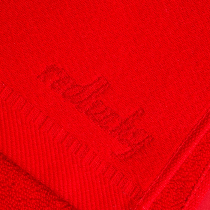 91家纺网 家纺一手货源 找家纺 朴尔家纺-毛巾被 2025新款全棉纯棉红色系喜庆婚庆伴手礼新婚回礼绣花毛巾-场景二 喜上心头 35x75cm毛巾