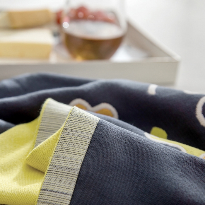 91家纺网 家纺一手货源 找家纺 朴尔家纺-毛巾被 2025新款儿童定位卡通大版花全棉纯棉四层纱布枕巾 骨头汪 53x78cm成人枕巾/对