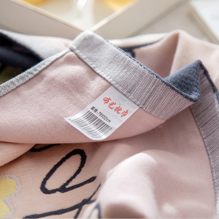 91家纺网 家纺一手货源 找家纺 朴尔家纺-毛巾被 2025新款儿童定位卡通大版花全棉纯棉四层纱布枕巾 花花蛇 53x78cm成人枕巾/对