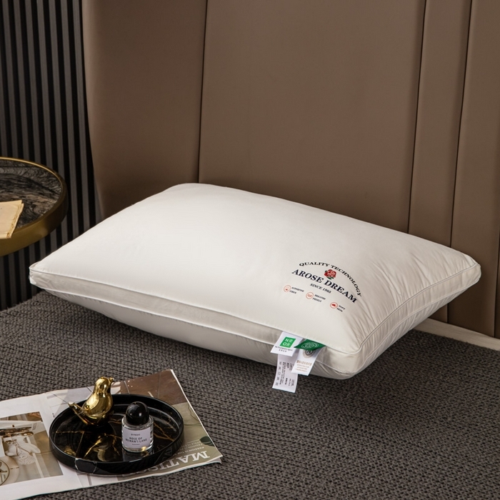 91家纺网 家纺一手货源 找家纺 （总）华誉 2025新款100面料全棉纯棉枕芯0甲醛无荧光剂枕头-跨境直播电商