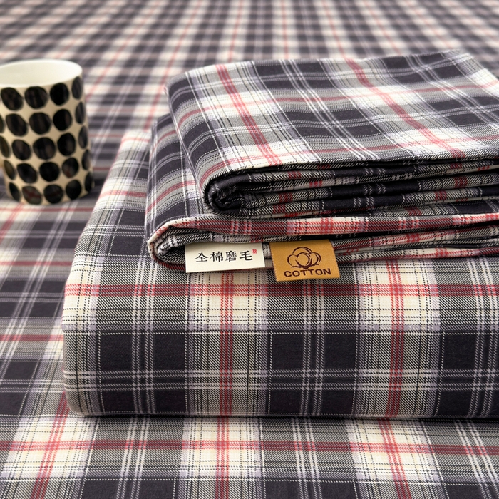 91家纺网 家纺一手货源 找家纺 （总）如意朵 2025新款时尚印花全棉加厚磨毛床单