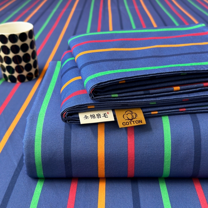 91家纺网 家纺一手货源 找家纺 （总）如意朵 2025新款时尚印花全棉加厚磨毛床单