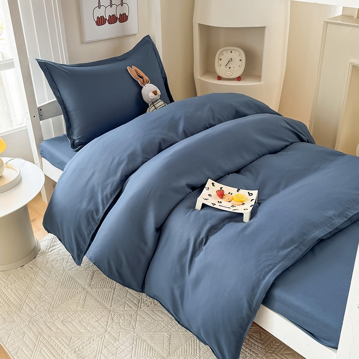 91家纺网 家纺一手货源 找家纺 （总）南通菲度家纺 2025新款高克重芦荟棉四件套-宿舍第三批