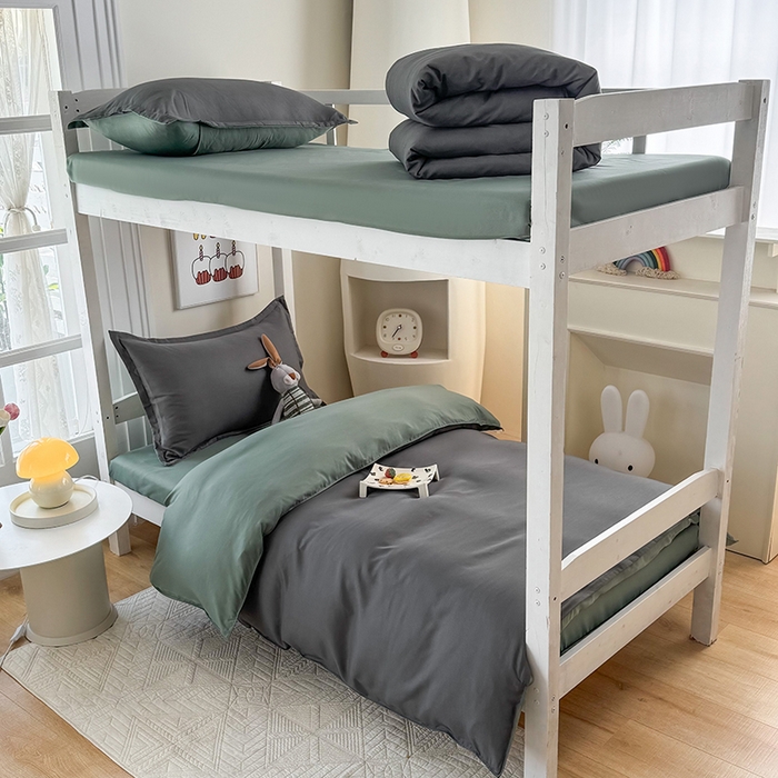 91家纺网 家纺一手货源 找家纺 （总）南通菲度家纺 2025新款高克重芦荟棉四件套-宿舍第三批