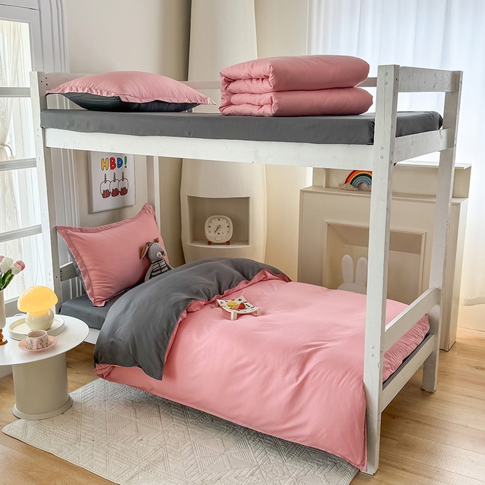 91家纺网 家纺一手货源 找家纺 （总）南通菲度家纺 2025新款高克重芦荟棉四件套-宿舍第三批