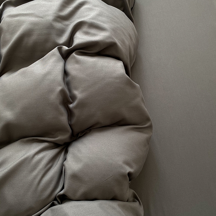 91家纺网 家纺一手货源 找家纺 南通菲度家纺 2025新款高克重芦荟棉四件套第二批 高级灰