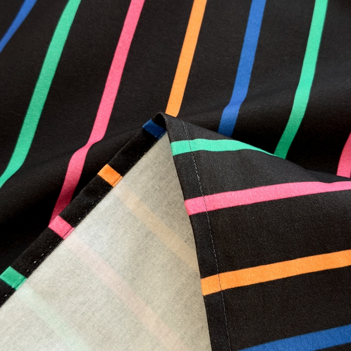 91家纺网 家纺一手货源 找家纺 如意朵 2025新款时尚印花全棉加厚磨毛床单 多彩-黑