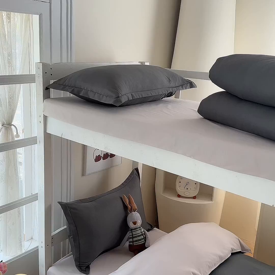 91家纺网 家纺一手货源 找家纺 南通菲度家纺 2025新款高克重芦荟棉四件套-宿舍第三批 高级灰-卡其