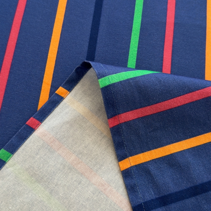 91家纺网 家纺一手货源 找家纺 如意朵 2025新款时尚印花全棉加厚磨毛床单 多彩-蓝