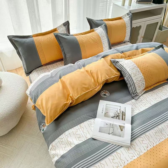 91家纺网 家纺一手货源 找家纺 南通菲度家纺 2025新款高克重芦荟棉四件套第二批 花样年华