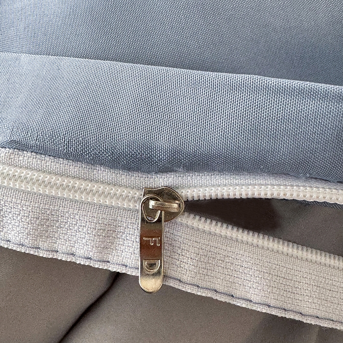 91家纺网 家纺一手货源 找家纺 南通菲度家纺 2025新款高克重芦荟棉四件套-宿舍第三批 雾蓝-银灰