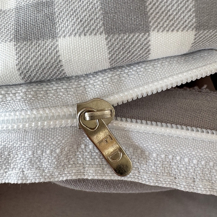 91家纺网 家纺一手货源 找家纺 南通菲度家纺 2025新款高克重芦荟棉四件套-宿舍第三批 小灰格-银灰