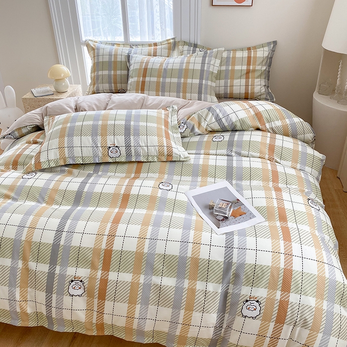 91家纺网 家纺一手货源 找家纺 南通菲度家纺 2025新款高克重芦荟棉四件套第二批 小绵羊