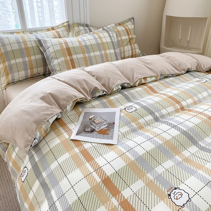 91家纺网 家纺一手货源 找家纺 南通菲度家纺 2025新款高克重芦荟棉四件套第二批 小绵羊